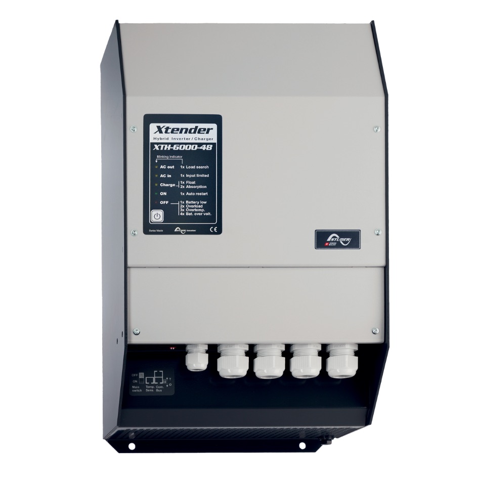 Studer Xtender XTS, XTM and XTH for industrial backup